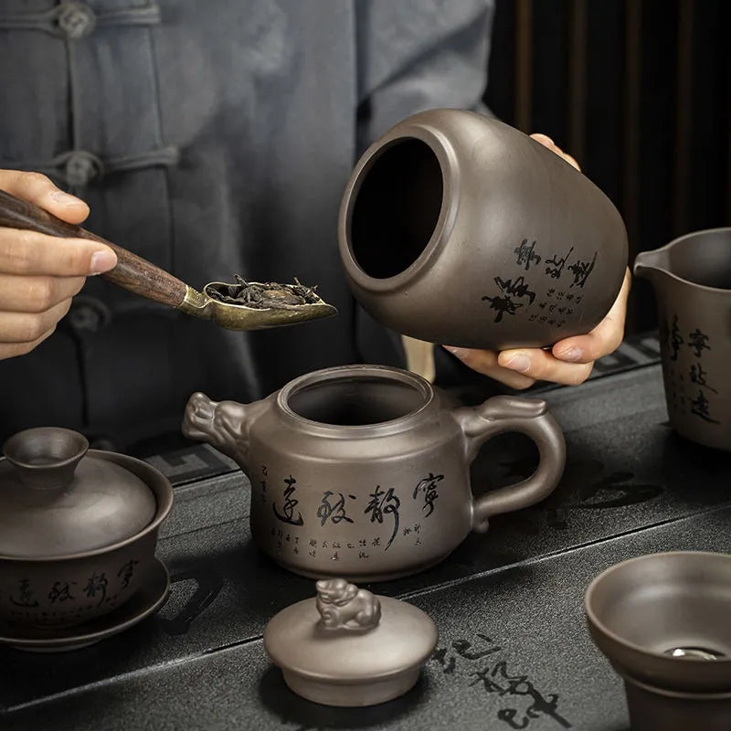 Purple Sand Tea Set 1