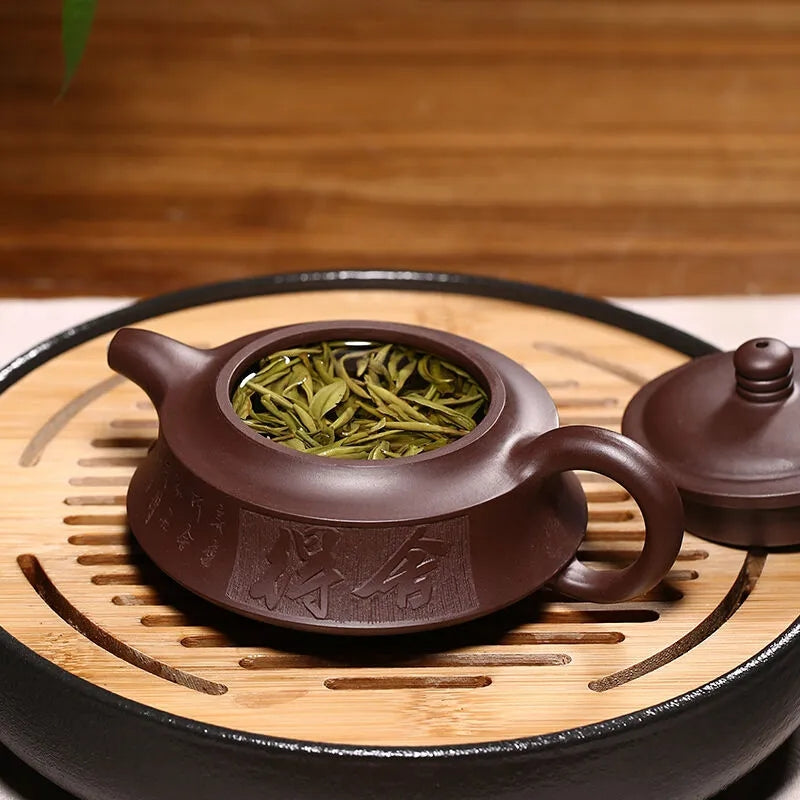Tranquil Purple Clay Teapot（The brew turns red）