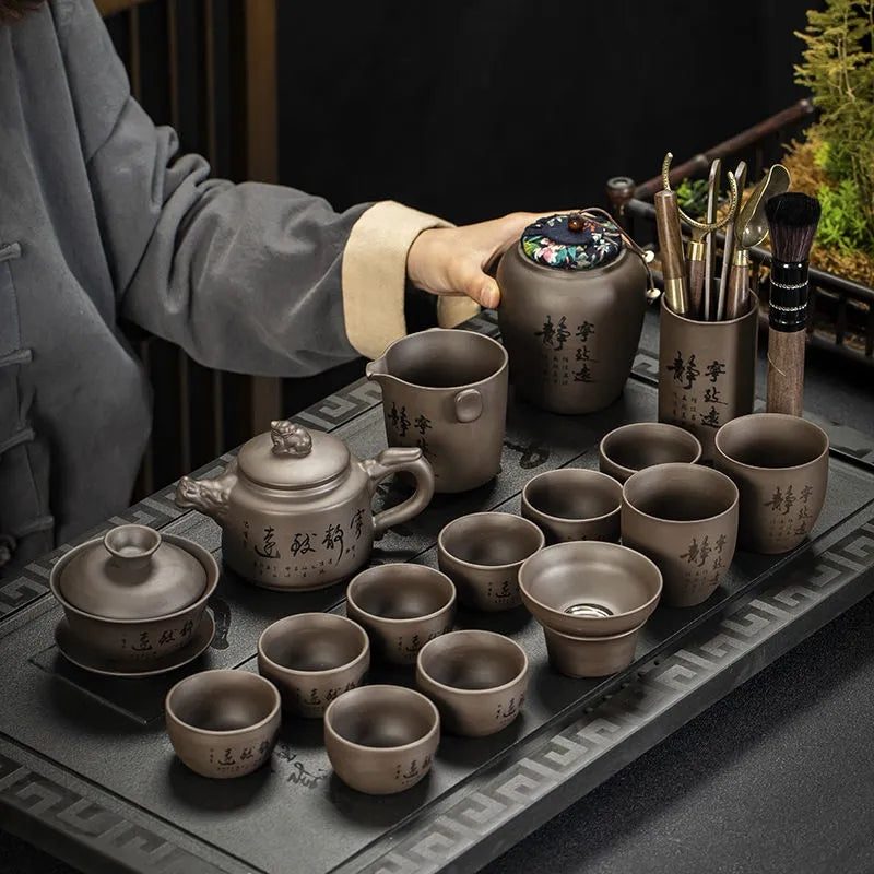 Purple Sand Tea Set 1